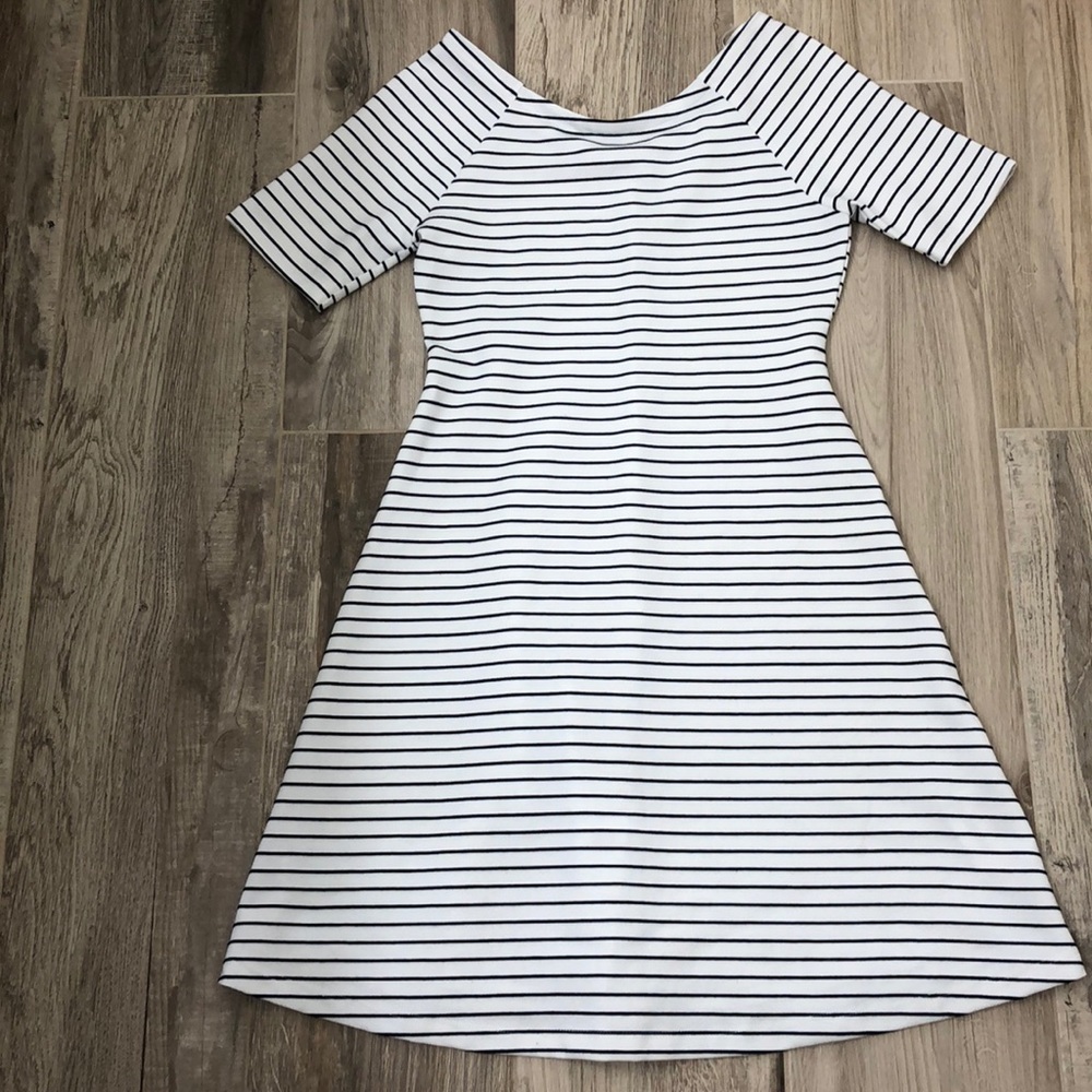 Zara boat neck dress
